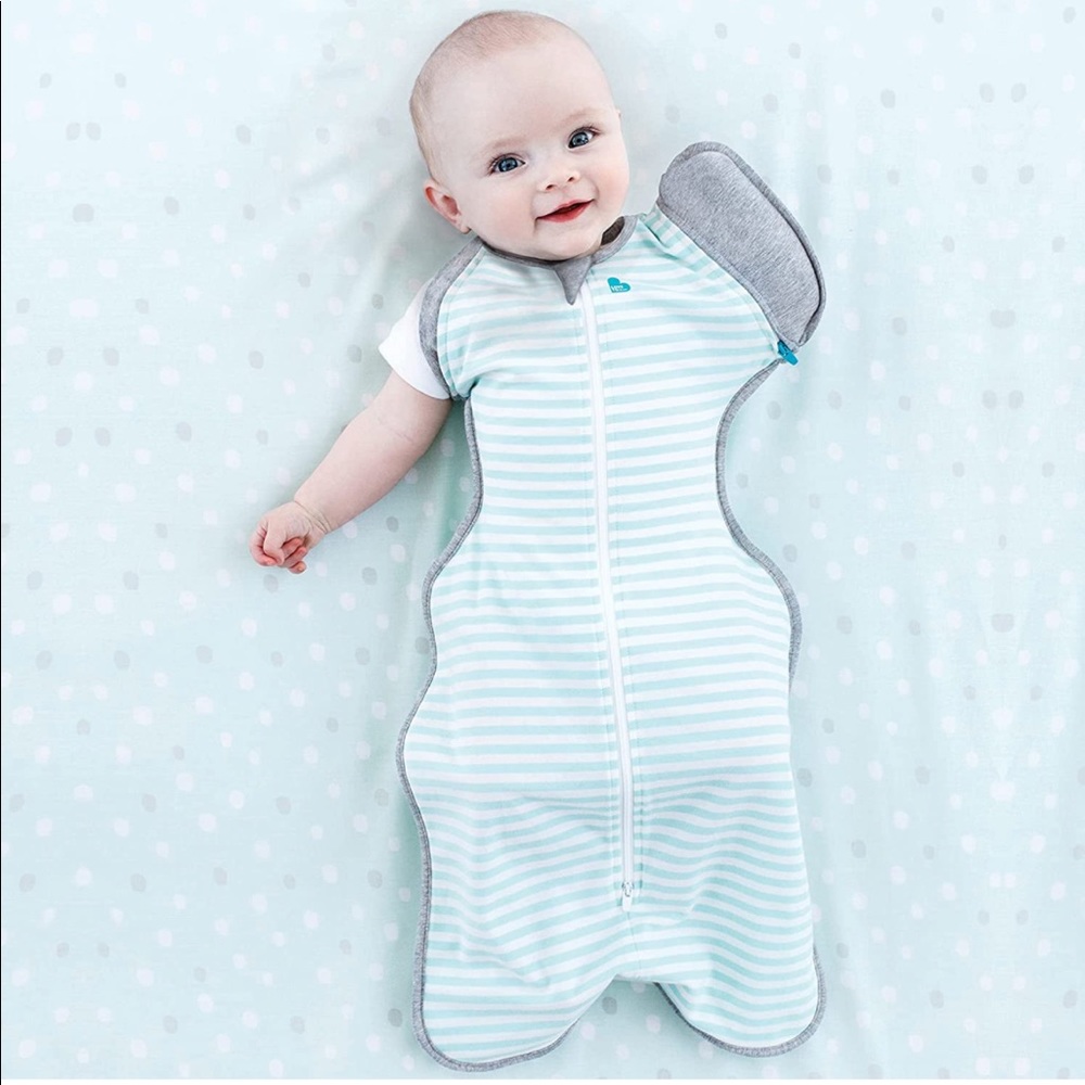 Love To Dream Swaddle UP Transition Bag, Mint, Medium, 13-19 lbs., Zip-Off Wings